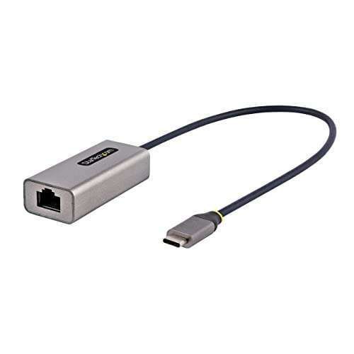 StarTech USB-C to Ethernet Adapter - 10/100/1000 Mbps, Driverless Install, 12in Cable - Fast Gigabit Network Solution
