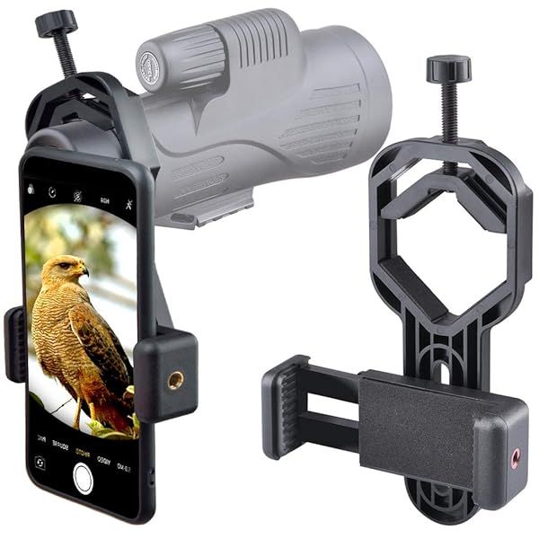 Starboosa Smartphone Telescope Adapter: Universal Camera Mount for iPhone, Samsung, LG & More - Perfect for Telescopes & Binoculars