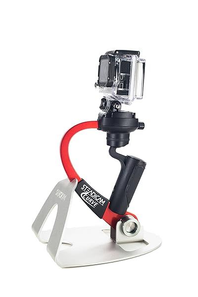Steadicam Curve-BK: Best Handheld Stabilizer for GoPro Hero 3, 4 & 5 - Smooth Video Grip