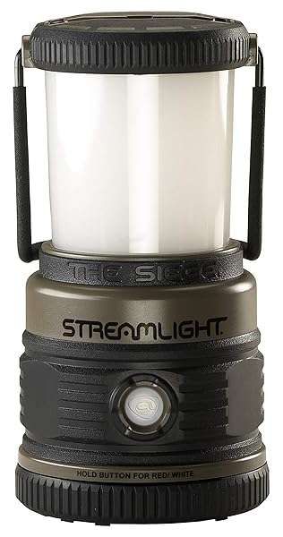 Streamlight 44931 Siege: 540-Lumen Compact D Alkaline Lantern & Flashlight Combo in Coyote - Perfect for Outdoor Adventures