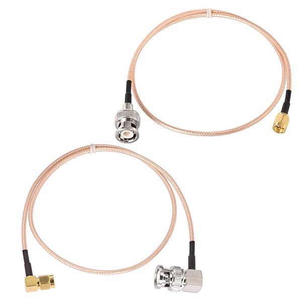 Superbat SMA to BNC Coaxial Cable Pigtail RG316 Jumper 20 Inch Pack of 2