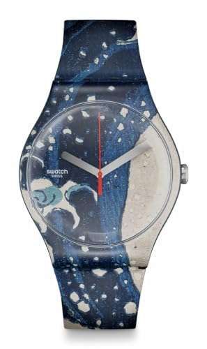 Swatch Wave by Hokusai: Stunning Astrolabe Quartz Watch for Art Lovers