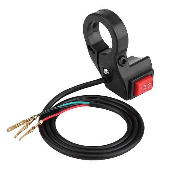 Fydun 22mm 3-Speed Electric Bike Switch Kit for Motorcycles & Scooters - Universal Handlebar Upgrade