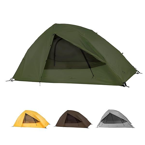 Quick Setup TETON Sports Vista 2-Person Dome Tent - Easy Camping in Green