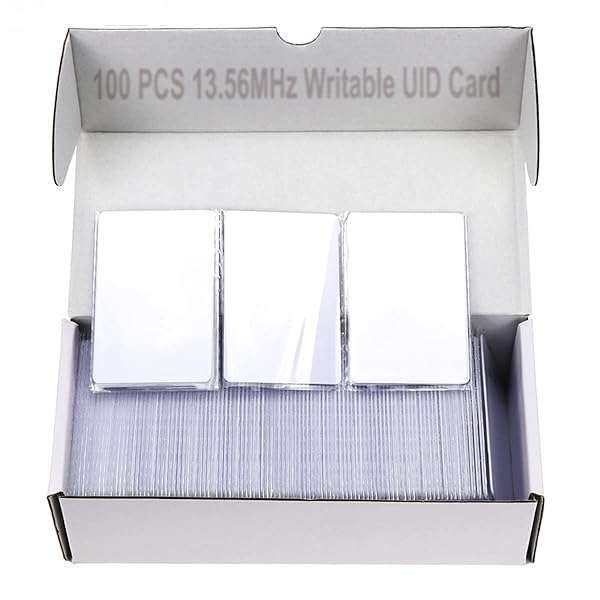 Buy 100pcs JASAG UID Smart Cards - Premium Rewritable MiFare 1K S50 RFID 13.56MHz PVC Blank Cards