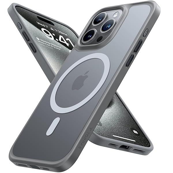 TORRAS Magnetic Guardian Case for iPhone 15 Pro Max - Slim, Durable, and Stylish Titanium Design 2023
