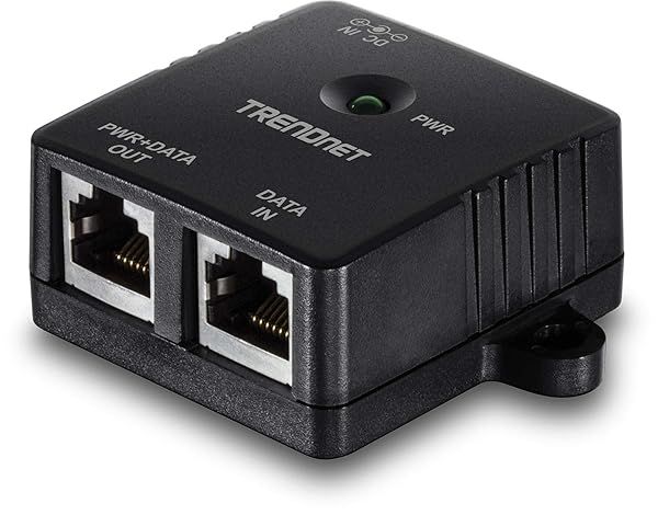 TRENDnet TPE-113GI Gigabit PoE Injector: 15.4W, Full Duplex, 328ft Range for Network Devices