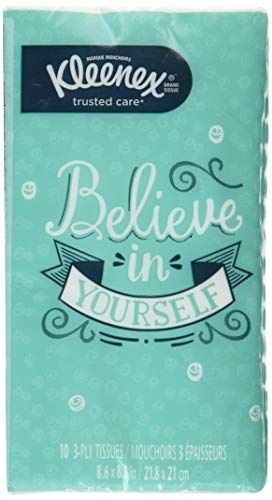 TSN Kleenex Pocket Pack Facial Tissue - Convenient, Portable, and Soft for On-the-Go Use