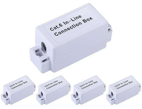 Buy Tedgetal Cat 6 Junction Box 5 Pack - Unshielded, Punch Down, UL Listed for Reliable Networking