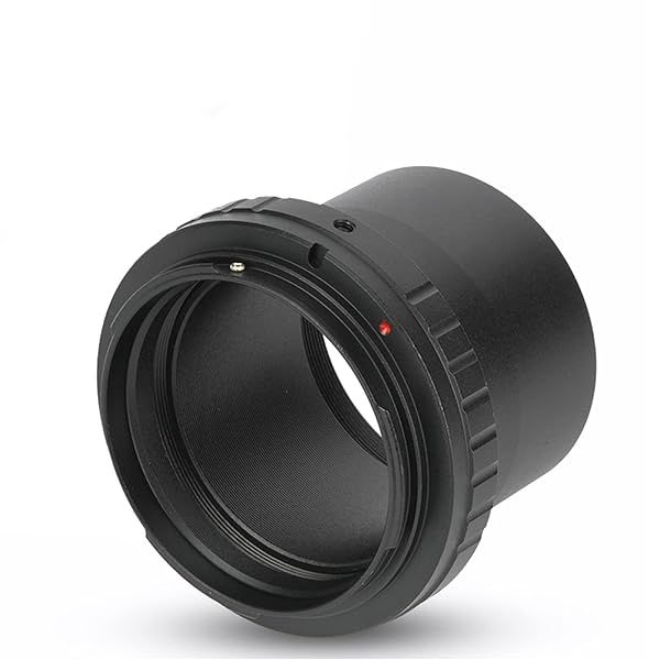 Canon Telescope Camera Adapter: 2-Inch M48 T-Ring for Canon Mount & Eyepiece - Double Structure Design