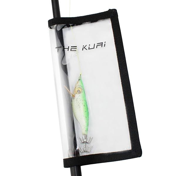 Thekuai Fishing Lures Cover 5 Piece Lure Wraps Durable Clear PVC for Safe Fishing with Children and Pets 8 x 8 Inches