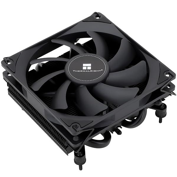 Thermalright AXP90 X36 Black Low Profile CPU Cooler - Slim 36mm Heatsink for AMD & Intel CPUs