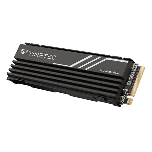Timetec 1TB PCIe 4.0 Gaming SSD: 7400MB/s Read, Heatsink NVMe for PC & Consoles