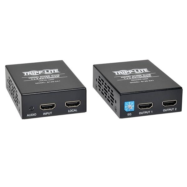 Tripp Lite HDMI Over Cat5/Cat6 Extender Kit - 1080p @ 60Hz, 200-ft Range (B126-2A1) for Seamless Video Transmission
