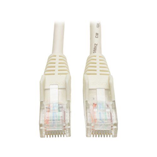 Tripp Lite 10-ft Cat5e 350MHz Snagless Patch Cable (RJ45 M/M) - White | High-Speed Networking Solution