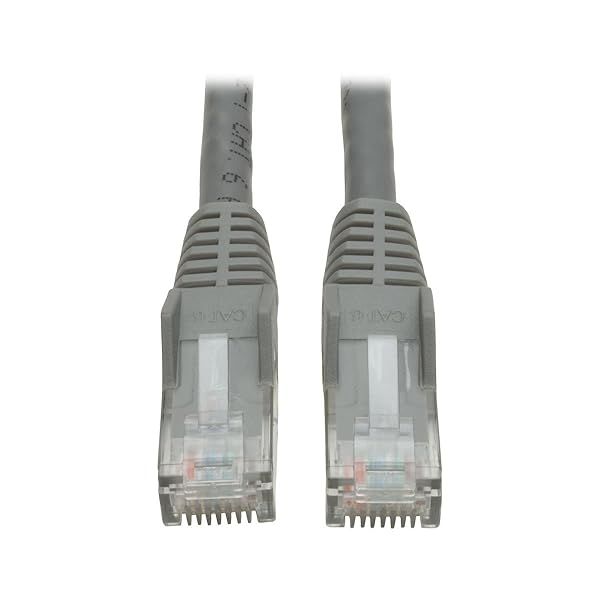 Tripp Lite 15-ft Cat6 Gigabit Snagless Patch Cable (RJ45 M/M) - Gray | High-Speed Networking Solution