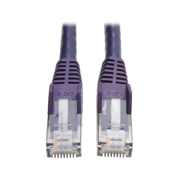 Tripp Lite 7-ft Cat6 Gigabit Snagless Patch Cable (RJ45 M/M) - Purple - High-Speed Networking Solution