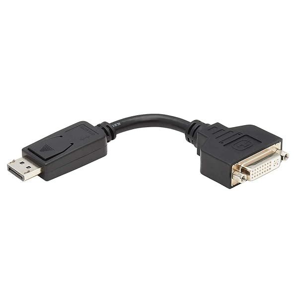 Tripp Lite DisplayPort to DVI Adapter Cable - 6in DP2DVI Video Converter for DP-M to DVI-I-F