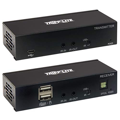 Tripp Lite HDMI Over Cat6 Extender Kit with KVM Support - 4K60Hz, USB/IR, PoC, TAA (B127A-1A1-BHBH)
