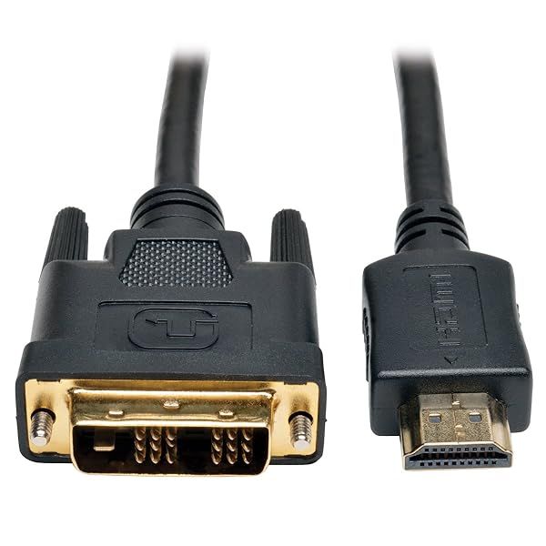 Tripp Lite 50-ft HDMI to DVI Cable - High-Quality Digital Monitor Adapter (HDMI to DVI-D M/M) in Black