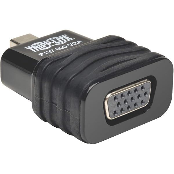 Tripp Lite Mini DisplayPort to VGA Adapter - Active 1080p MDP to VGA Cable (P137-000-VGA) for Compact Connectivity