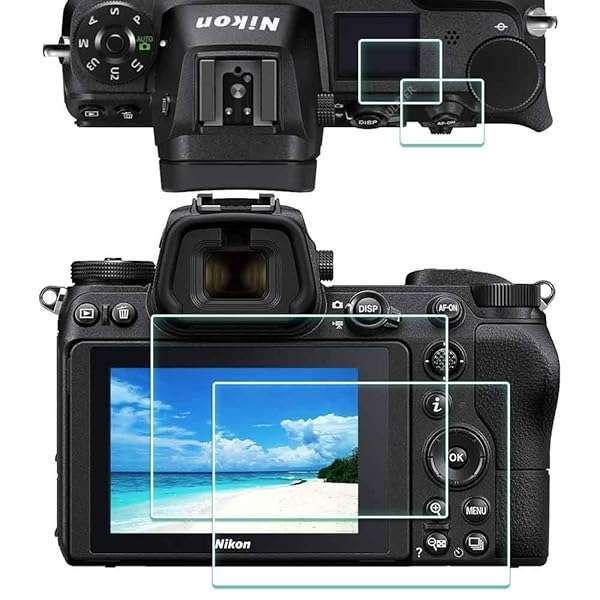 ULBTER 0.3mm 9H Tempered Glass Screen Protector for Nikon Z7 & Z6 - 2+2 Pack