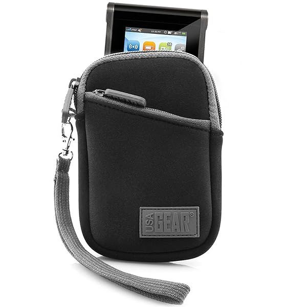 USA Gear Portable Wi-Fi Hotspot Case for Verizon MiFi, Ellipsis, Huawei & More - Protective Sleeve with Belt Loop & Wrist Strap