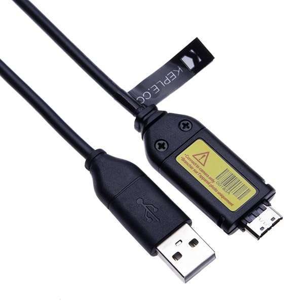USB Charger & Data Cable for Samsung EX, L, WB, S Series - Fast Charging & Data Transfer Cord