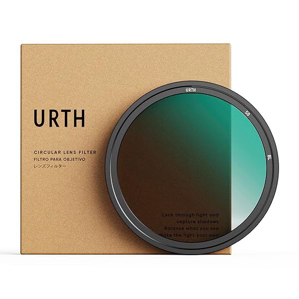 Urth 58mm Circular Polarizing Lens Filter - Slim, Multi-Coated Design for Enhanced Camera Polarization