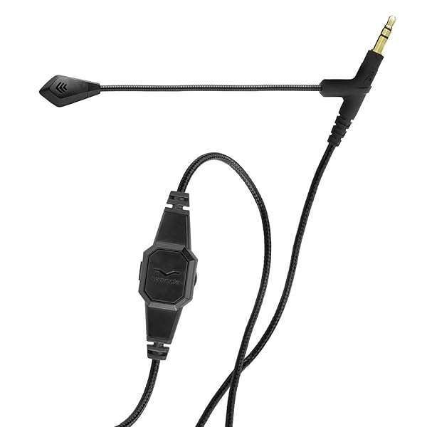 V-MODA BoomPro Microphone: Detachable Flexible Mic for Headphones - Enhance Your Audio Experience