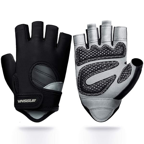 VINSGUIR Workout Gloves: Lightweight Weightlifting & Fitness Gloves for Men & Women - Excellent Grip for Training & Climbing