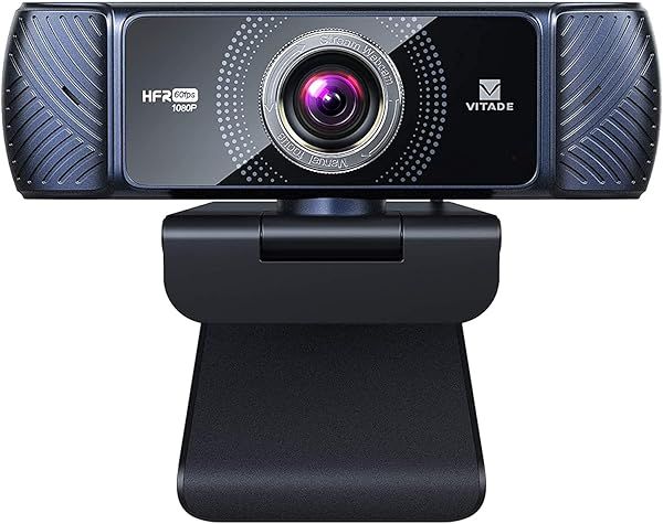 VITADE 1080P Webcam 60fps with Microphone for Streaming & Gaming on PC, Mac, Xbox, YouTube, Twitch - HD USB Camera