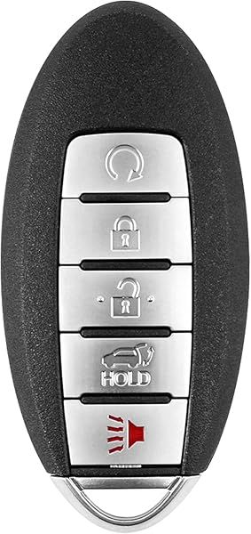 VOFONO 5 Button Key Fob Keyless Entry Remote for Nissan Murano 2015-2018 and Pathfinder 2014-2018 Model KR5S180144014