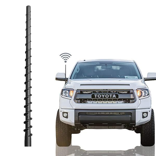 "VOFONO 13" Antenna Upgrade for Toyota Tacoma, Tundra & FJ Cruiser (2000-2024) - Enhanced FM/AM Reception & Stylish Accessory"