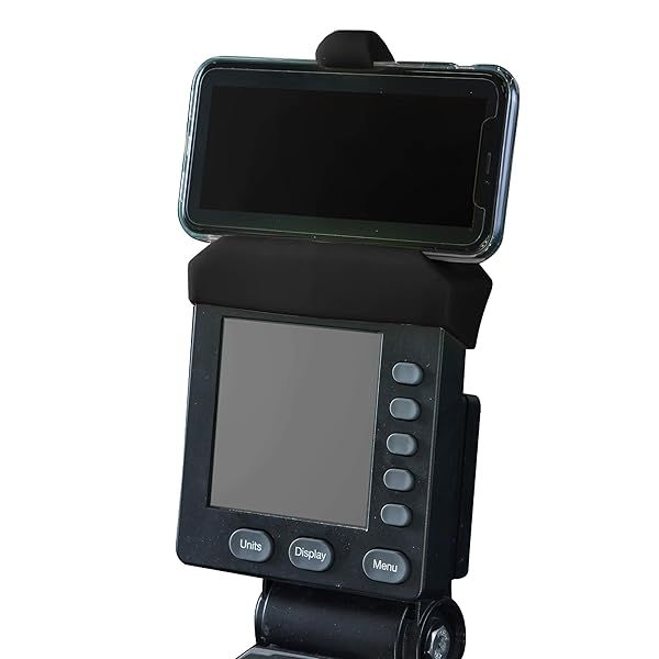 Vapor Fitness Phone Holder for Concept 2 PM5 Monitors - Silicone Cradle for Rower, SkiErg & BikeErg Accessories