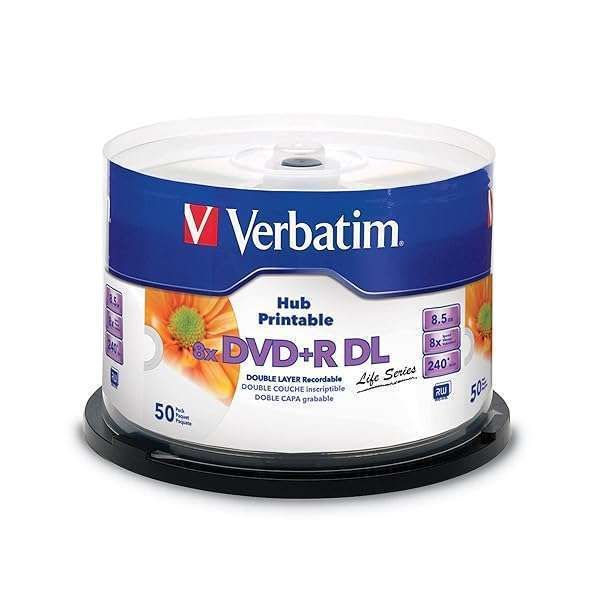 Verbatim DVD+R Double Layer 8X 8.5GB - High-Quality Storage for Your Data Needs