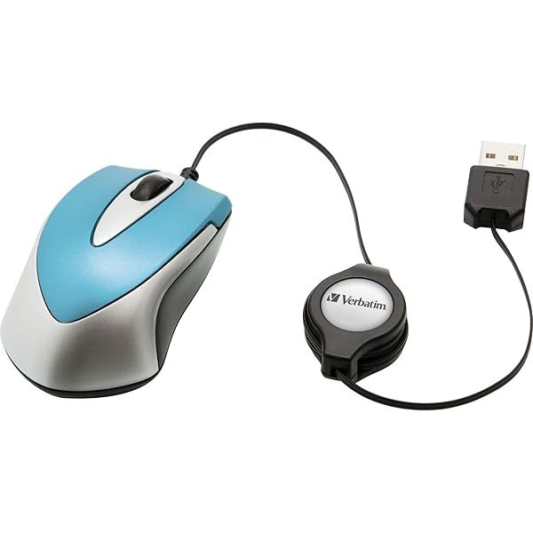 Verbatim Optical Mini Travel Mouse for PC & Mac - Compact, Dual-Mode Design