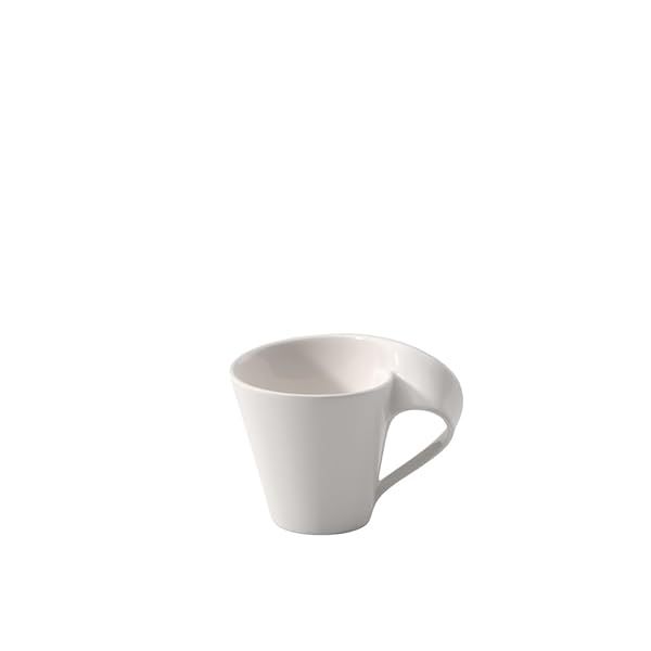 Villeroy & Boch New Wave Cafe Espresso Cup - 2.75 oz Premium Porcelain in White