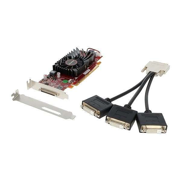 VisionTek Radeon 5450 SFF 512MB DDR3 Graphics Card - 3x DVI-D | High Performance for Compact PCs
