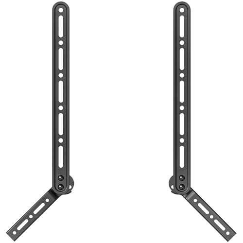 WALI Sound Bar Mount Bracket for 23-65 Inch TVs - Adjustable Arm, Easy Installation, Supports Up to 33 lbs (SBR202)