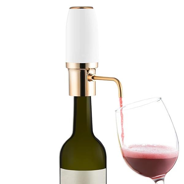 WINIRINA Electric Wine Aerator Dispenser Smart Decanter Rechargeable Micro USB Cable for Perfect Wine Enjoyment