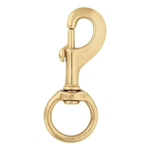 "Buy Weaver Leather #225 Round Swivel Snap - Solid Brass, 1" | Durable & Reliable Fast Shipping"