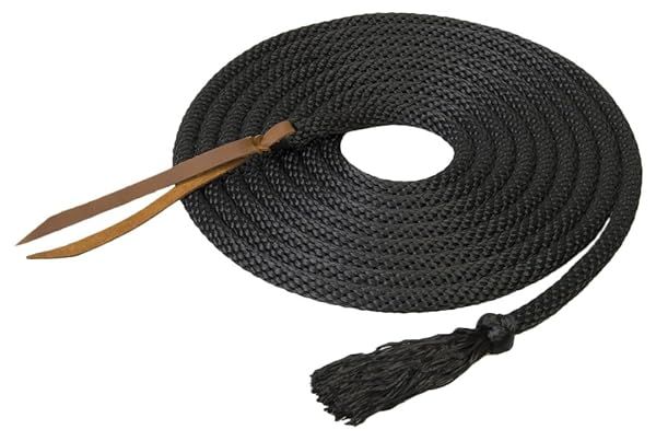 Buy Weaver Leather Silvertip Solid Braid Mecate 5/8-Inch x 22-Feet in Black - Durable & Stylish Horse Tack