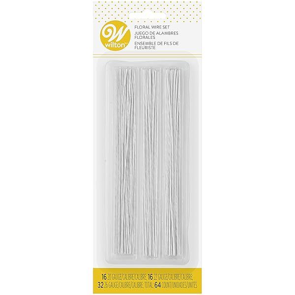"Wilton 6" Floral Wire Set - Perfect for Crafting & Floral Arrangements"