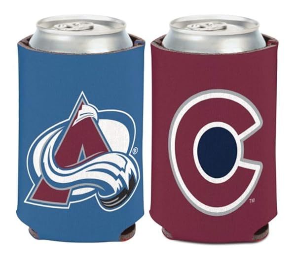 WinCraft NHL Colorado Avalanche 12 oz. 2-Sided Can Cooler - Perfect for Game Day!