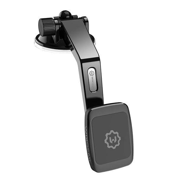 WixGear Magnetic Car Mount: Universal Dashboard Holder for Phones & Tablets with Swift-Snap Technology