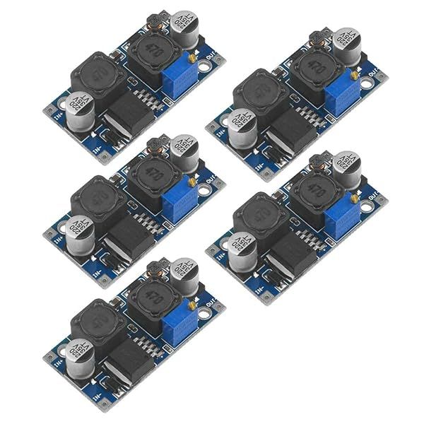 XINGYHENG 5Pcs XL6009 DC-DC Buck Boost Converter 4A - Adjustable Power Supply Module for Solar Panels (3.8-30V to 1.25-35V)