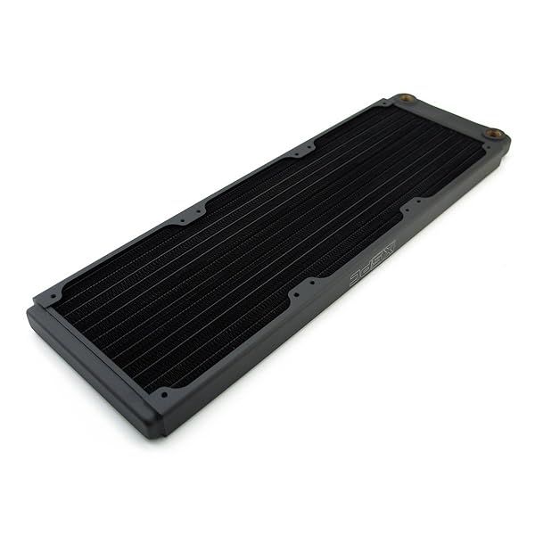 XSPC TX360 Ultra Thin Radiator 120mm Triple Fan Black High Performance Cooling Solution