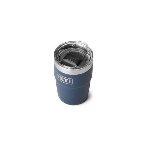 YETI Rambler 8 oz Stackable Espresso Cup - Stainless Steel, Vacuum Insulated with MagSlider Lid in Navy