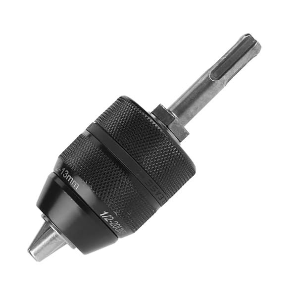 YWBL-WH 2-13mm Keyless Drill Chuck with SDS Adapter - Self-Tightening Lathe Converter Accessories